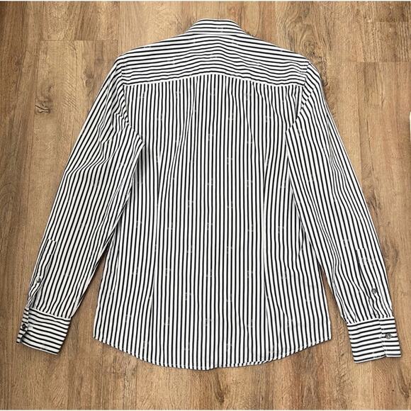 Versace Collection Trend Men's Stripe Button Down Dress Shirt‎ Size 38 - Picture 2 of 9